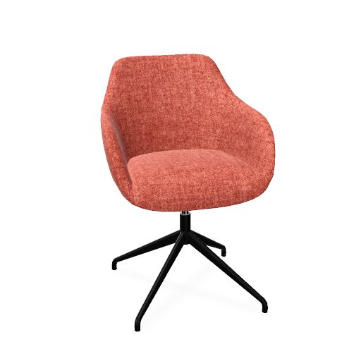 Rome Chair 
Swivel auto-return (Range: Harmony | Colour: 300 | Priceclass: Fabric range 1 | Frame colour: Black)