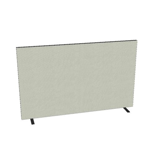 myscreen 110 x 180 cm (Model: Vaste voet | Akoestische vulling: Akoestische vulling | Framekleur : Zwart | Stoffering : 75 - Rhapsody | Stof Kleur: 903 | Prijsklasse: Stofgroep 1)