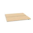 Workways desking 180x80 (Worktop colour: 0N - Bardolino Oak | Legs: Black)