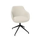 Rome Chair 
Swivel auto-return (Range: 12 - Era | Colour: 01 CSE01 Futurist | Priceclass: Fabric range 1 | Frame colour: Black)